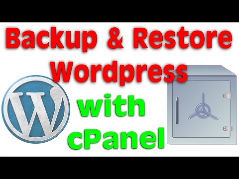 How to backup and restore a WordPress site with cPanel on a shared host