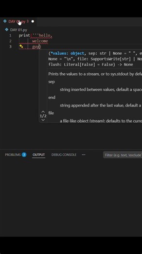 Python for Beginners | Python Multiline Strings Explained in few seconds 🐍#coding #python #tips