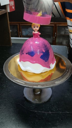 unique design barbie doll cake design princess doll 🎎 cake #shortsfeed #barbie #princess #trending