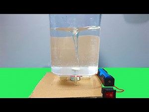 Making a Vortex Using DC Motor and Magnet