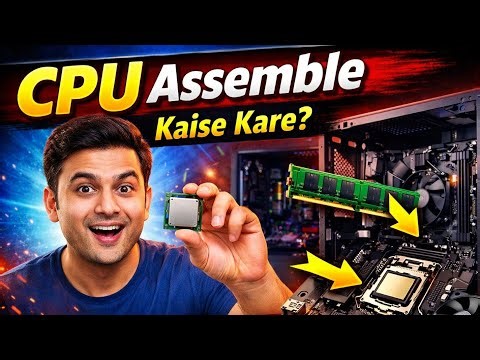 How To Assemble CPU | CPU Ko Assemble Kaise Karen