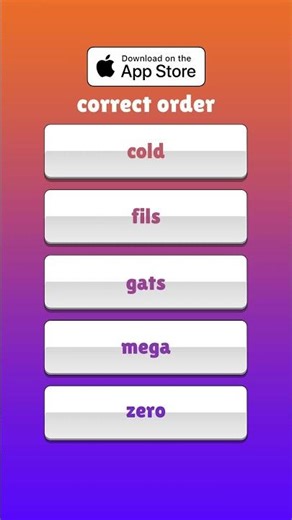Alphabetic - Can You Beat The Clock? #wordgames