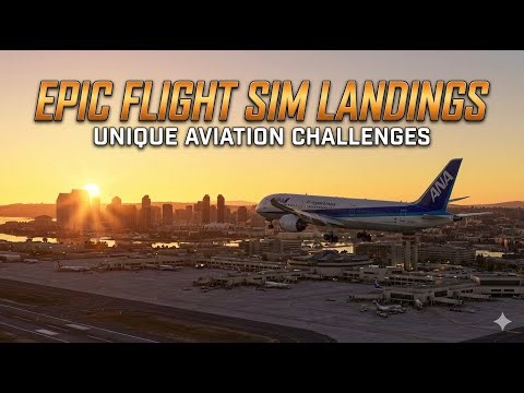 Epic Flight Sim Landings | Unique Aviation Challenges - 019