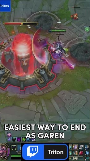 Easiest way to end as GAREN LOL #leagueoflegends #leaguetok #loltriton #garen