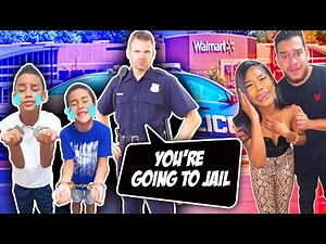 KIDS CAUGHT STEALING AT TARGET! (GOING TO JAIL)