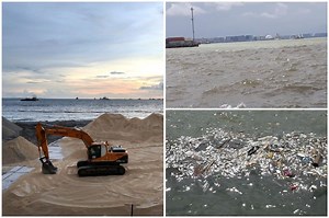 Fish kill sa Manila Bay pinangangambahang dulot ng dolomite 'white sand'