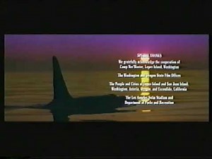 Closing To Free Willy 2: The Adventure Home 1995 VHS