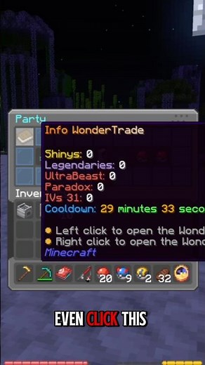 How To Wonder Trade In Cobblemon! #cobblemon #shorts