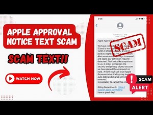Apple Approval Notice Text Scam Explained | How to Stay Safe Online