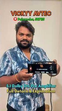 5.1 Dolby Dts Pre Amplifier Full Details & Explanation