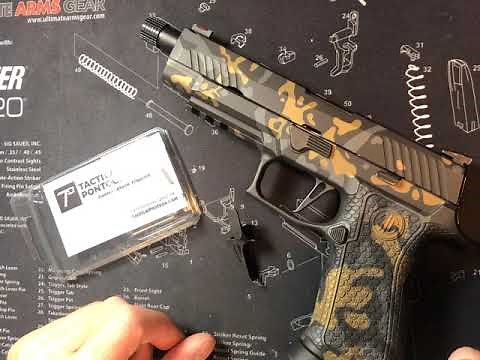 P320 skeletonized trigger and Tactical Pontoon sear spring review