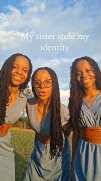 My sister stole my identity 😂