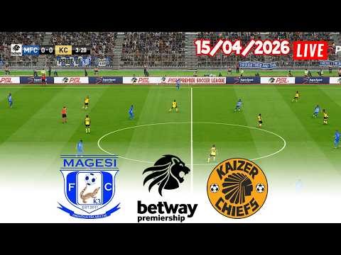 🔴MAGESI FC vs KAIZER CHIEFS ⚽ SOUTH AFRICA PREMIERSHIP 25/26 ⚽ FOOTBALL GAMEPLAY HD PES 2026