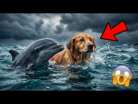 Dolphin Rescues Trapped Dog in Shocking Ocean Rescue | Unbelievable Animal Friendship 🐬🐕