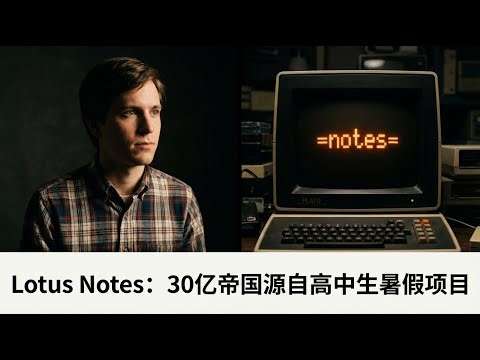 谁能想到，价值30亿美金的Lotus Notes帝国，其核心思想竟源自两个高中生的暑假项目