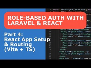 Role-Based Auth – Part 4: React App Setup & Routing (Vite + TS)