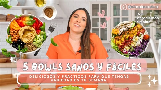 5 Bowls Saludables para Tu Semana: ¡Fáciles y Nutritivos!