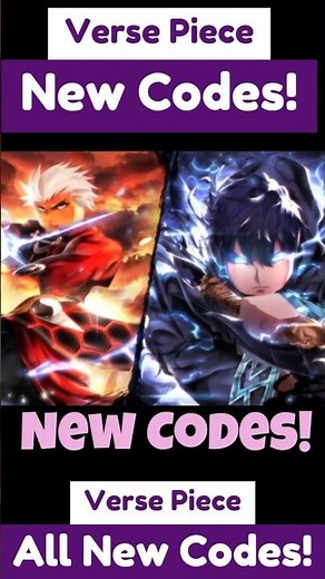 New Verse Piece Codes - New Codes For Verse Piece Roblox Codes 2025