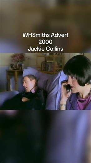 WHSmiths Advert of 2000 with Jackie Collins