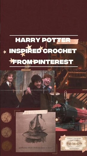 Harry Potter Inspired Crochet pt.1 #crochet #harrypotter #ideas