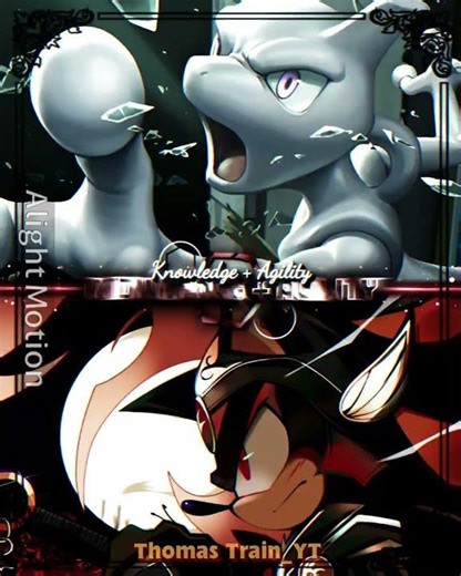 Shadow Vs Mewtwo | #sonic #pokemon #edit #shorts |