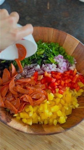 Summer salad #easy #pasta #salad #delicious #idea #potluck #food