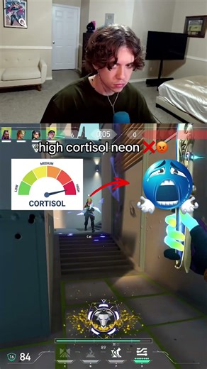 High vs. Low Cortisol Neon 😂