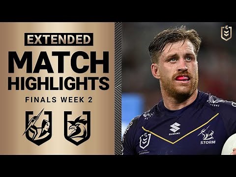 NRL 2023 | Melbourne Storm v Sydney Roosters | Extended Match Highlights, Finals Week 2
