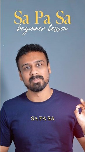 Beginner Carnatic lesson - Sa Pa Sa #carnaticvocal #musicclass #voicetraining #kidsclass #vocalclass