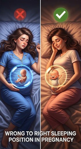Best pregnancy positions 🤰 | Sleep the right way for a healthy baby 💖