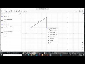How to use GeoGebra and also learn simple method for a triangle #geogebra #triangle