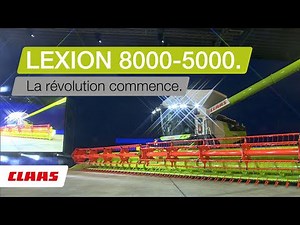 CLAAS LEXION 8000-5000 Moissonneuses-batteuses. Présentation à Berlin.