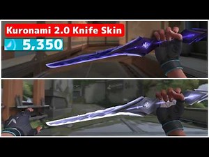 New KURONAMI 2.0 Knife Skin in Valorant (Ingame)