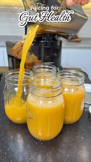 664K views · 624 reactions | Improve your gut health with this juice.. If you want free juicing recipes comment “juice” and I would send you the link ♥️ Carrot Cucumber Pineapple Ginger My cold press juicer from @buchymix | Feesa cooks everyday | Facebook