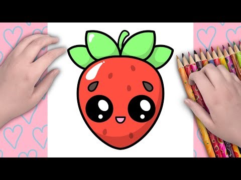 How To Draw A Strawberry
