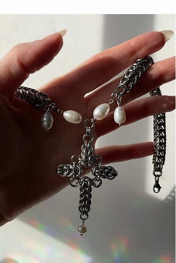 Creating the Perfect Chainmail Cross for Jewelry