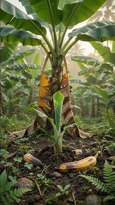 The Amazing Life Cycle of a Banana 🍌 | From Plant to Harvest | Nature in Seconds