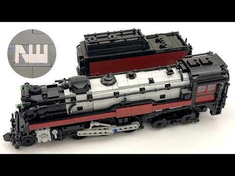 #lego 1:48 Canadian Pacific H1b 4-6-4 Hudson (Powered Up)