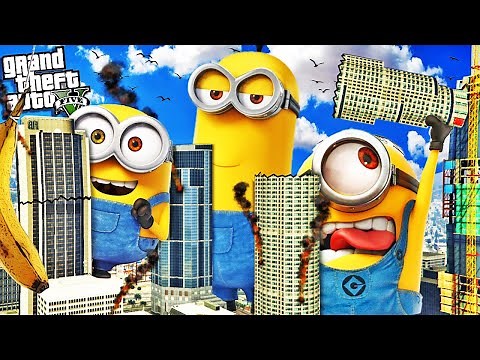 The MINIONS take over LOS SANTOS in GTA 5