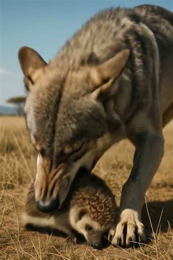 Hedgehog’s Revenge 🦔🔥 Spiked Fury #Hedgehog #Revenge #wildlife