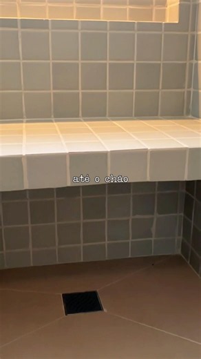 Banco dentro do box do banheiro! #arquitetura #reforma