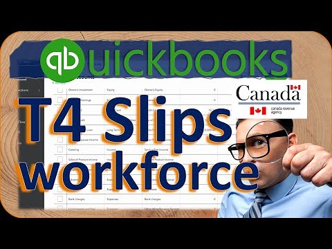 👉Quickbooks 2023 T4 🍁Tax slip from QBO Quickbooks online workforce intuit com