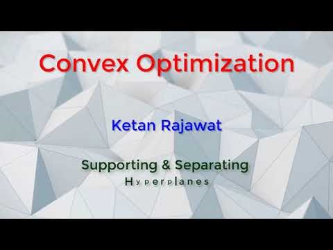 Supporting and Separating Hyperplanes