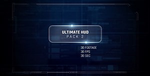 30 Footage HUD Pack/ Dron Ui Future Space/ Cyber Screens/ Iron Man Interface/ Sci-fi Technology Tool