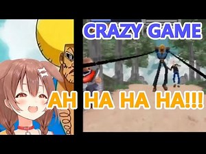 Inugami Korone Can't Stop Laughing Crazy Game "Bobobo-bo Bo-bobo Hajike Festival"