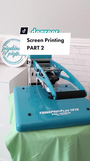 Curing Speedball ink is easy. You can use a heat press or Easy Press for this. #screenprintingwithvinyl #speedball #heatpress