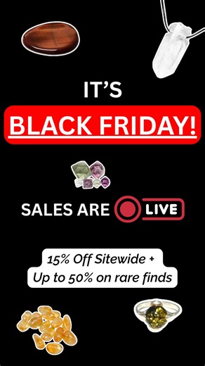 BLACK FRIDAY FRENZY ✨ IS ON For 4 days only, we’re offering something truly rare: 💎 Unique crystals 🦕 Rare fossils 💫 Gift-ready jewelry Authentic, powerful, one-of-a-kind, these pieces don’t stick around. Our team is wrapping orders with love and sending them out fast. Whether you’re creating a sacred space or gifting something unforgettable… this is your moment. 🛍 Online 🎁 Packed with care 🎄 Perfect for early gifting Shop now before they vanish. #RocksAndGemsCanada #CrystalHealing #Meanin