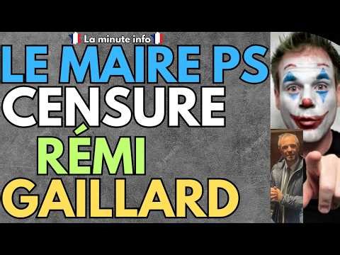 Socialist mayor Michael Delafosse censures Rémi Gaillard and bans his program