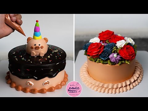 Cute Pig-Cake Decorating Tutorials For Cake Lovers | New Rose-Cake Design Ideas