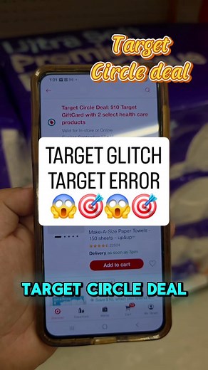 RUN! TARGET GLITCH! TARGET ERROR! 🏃🏻‍♀️😱🎯 Get 2 Select Up & Up Products and get a $10 Gift Card! You must be a Target Circle Member for this deal! (just sign in to your acct its Free to sign up!) #targethaul #targetfinds #target #Couponcommunity #cleanhome #deals #clearance #CleaningEssentials | Save With Mia
